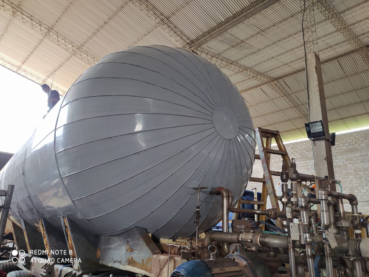 Tanque de isolamento térmico industrial